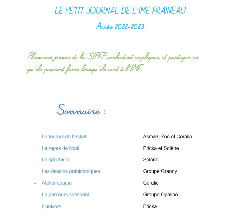 Page De Garde